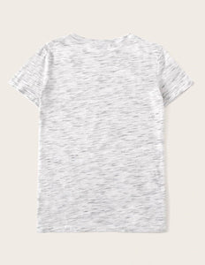 #Heart T-shirt Grey